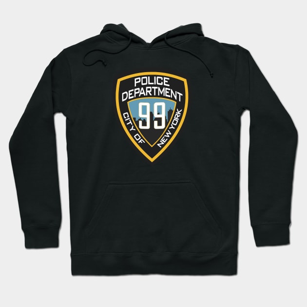 Brooklyn 99 Badge Hoodie by ShayliKipnis